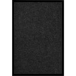 Maison Chic - Tapis d'entrée Paillasson rayé Tapis de porte Anthracite 80x120 cm 68154