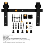 Sliding Barn Door Hardware Kit J Type Sliding Barn Dual Door Hardware Kit for Ba