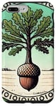 iPhone 7 Plus/8 Plus Oak from Acorn Illustration Tree Lovers mighty Oak tree Case