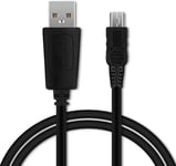 Câble de données USB(1m)compatible avec Garmin Edge Touring,Edge 810 800,Edge 500,Drive 51,DriveAssist 50,Drive Smart 61,Nüvi 2699 Nüvi 2597,Oregon 600,Oregon 750,eTrex 30,eTrex Touch 35,Astro 320