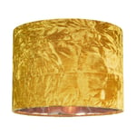 Modern Crushed Velvet Lamp Shade with Shiny Paper Inner