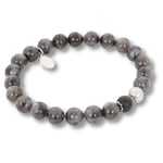 By Billgren Basel beads armband med gråa Jaspis