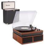 RP165C Bluetooth Record Player and Stereo Speaker System with Vinyl LP Case