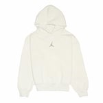 Sweatshirt med hætte til piger Jordan Po-Pull Beige 12-13 år