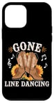 Coque pour iPhone 12 mini Gone Line Dancing Musique country western Line Dancer