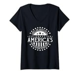 Womens Liberty and Justice for All V-Neck T-Shirt