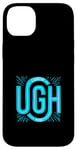 Coque pour iPhone 14 Plus Bleu UGH! Mood Blue Color Graphic