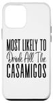 Coque pour iPhone 12 mini Plus susceptible de boire toutes les boissons Casamigos hommes femmes