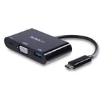 StarTech.com Adaptateur multiport USB-C vers VGA - Convertisseur USB Type-C de voyage avec port USB-A et Power Delivery (CDP2VGAUACP)