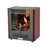 Poêle Bio Mini Ruby 2300W Bordeaux Tecno Air System