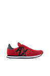 Armani Exchange Logo Rio Side, Basket Homme, Rouge/Noir, 42 EU