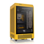 Thermaltake Tower 200 Mini-ITX Computer Case; 2x140mm Pre-Installed CT140 Fans; Supports GPU Length Up to 380mm; CA-1X9-00S4WN-00; Bumblebee; 3 Year Warranty