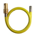 1/2" SALVUS CATERHOSE COMMERCIAL YELLOW GAS CATERING PIPE HOSE 1.5M LONG 1500mm