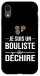 Coque pour iPhone XR les boules je suis un bouliste Boccia Boule Pétanque Drôle