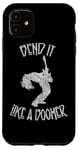 Coque pour iPhone 11 Bend It Like A Boomer Rock Guitar Beato Cintreuse de cordes