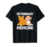 Veterinarian Cute Dog And Cat Veterinary Medicine T-Shirt