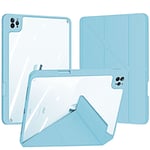 Coque Crystal Folio Origami Pour Ipad 10.9 Air 4 2020 Bleu