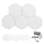 Hex LED Touch Light -seinävalaisin parturi Olohuonehotelliin 110-240V US Plug