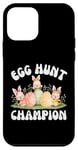 Coque pour iPhone 12 mini Egg Hunt Champion – Joli motif œuf de Pâques pour garçons et filles