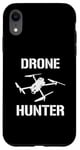 Coque pour iPhone XR Drone Hunter Objet volant Contrôle de la circulation aérienne