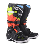 Alpinestars Crossstøvler Tech 7, Sort/Gul/Rød