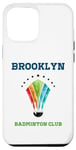 Coque pour iPhone 12 Pro Max Brooklyn New York Athletics Preppy Raquette de badminton Club