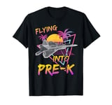 Flying Into Pre-K Fighter Jet Plane Back To School T-Shirt