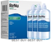 RENU MultiPlus Contact Lens Solution 3 Month Pack **3x240ml** 