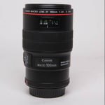 Canon Used EF 100mm f/2.8L IS USM Autofocus Macro Lens