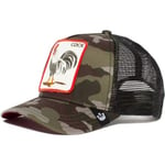 Mesh Animal Embroidered Hat Snapback Hat Rooster Camouflage Rooster camouflage