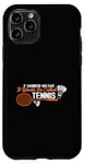 Coque pour iPhone 11 Pro Jeu d'amour pour joueur de badminton