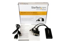 StarTech.com VGA to HDMI Adapter with USB Audio & Power - Portable VGA to HDMI Converter - 1080p - adapterkabel - HDMI/VGA/audio/USB - 26 cm