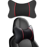 Sollbry - Coussin Appuie Tete Voiture Appui-Tête De Voiture En pu Cuir Avec Mousse Mémoire Oreiller Cervical Pour Voiture Appui Tete Voiture Pour