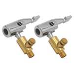 YDHfdc 2pcs Embout Gonflage Pneu Voiture Adaptateur 8mm Clip de Gonflage de Valve de Pneu en Laiton Pneu Gonfleur Valve Connecteur pour Pneu Gonflage Accessoires