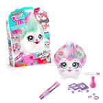 Airbrush Plush Hair'iffic Mini | Decorate your own plush, wash off & repeat! | Long colourful hair to style