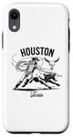 Coque pour iPhone XR Houston Texas Rodeo Bull Rider Steer Wrangler Cowboy