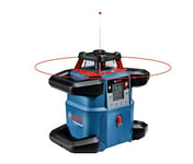 Bosch Professional 18V System Laser rotatif GRL 600 CHV 18V (1 batterie 18V, 4Ah + chargeur, connecté, 600m, coffret de transport)