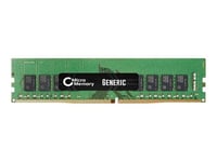 CoreParts - DDR4 - module - 8 Go - DIMM 288 broches - 2666 MHz / PC4-21300 - 1.2 V - mémoire sans tampon - non ECC - pour ThinkCentre M715s 10MB, 10MC; M715t 10MD, 10ME; M720s 10ST, 10SU; M720t 10SQ, 10SR; M725s 10VT, 10VU; M920s 10SJ, 10SK; M920t 10SF,