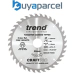 Trend CSB/19036TC Craft Saw Blade 190mm X 36 Teeth X 30 X 1.55 Kerf For DCS575