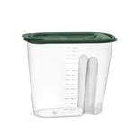 GALICJA MOLLY Récipient pour aliments en vrac – Grande boîte de rangement hermétique – Grande boîte de rangement alimentaire – Boîte hermétique – Grande boîte 20 x 9,5 x 17 cm Vert 1500 ml