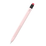 Apple Pencil 1 Gen. Fleksibelt Blyant Silikondeksel - Rosa