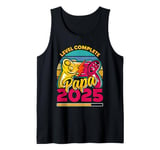 Dad-to-be LEVEL COMPLETE PAPA 2025 Gaming Vintage Tank Top