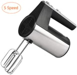 ZRSH Electric Hand Mixer for Baking 5 Speed 300W Hand Mixers Food Hand Mixer Electric Food Mixer Multifunctional for Kitchen Baking Cake Food Beater