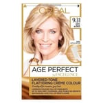 L'Oreal Age Perfect Permanent Creme Colour 9.31 Light Beige Blonde Pack Of 3