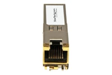 StarTech.com Extreme Networks 10070H Compatible SFP Module, 1000BASE-T, SFP to RJ45 Cat6/Cat5e, 1GE Gigabit Ethernet SFP, RJ-45 (Copper) 100m, Mini GBIC Transceiver, 1GbE Copper SFP Module - Lifetime Warranty (10070H-ST) - SFP (mini-GBIC) transceiver modu