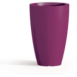 Pot rond en résine mod. Parodia ø 33 cm h 50 violet