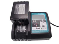 BL1850B Batterie 18V 5,0Ah avec Chargeur DC18RC pour Makita BL1830 BL1840 BL1850, DUC353Z DUC302Z DLM380Z DLM431Z DUH523Z, Radio DMR102 DMR105 DMR108