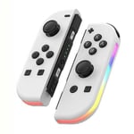 Trådlös handkontroll kompatibel med Nintendo Switch, Oled, Lite Gamepad Joystick (l/r) Ersättning med Rgb Höger - Vit White