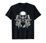 Car Painting Sprayer Skull Spray Gun Automotive Painter T-Shirt