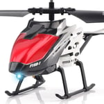 MIEMIE Resistance to Falling Mini Helicopter Radio Remote Control Aircraft Toy Infraed Induction Colorful LED Lighting Stable Easy Learn Good Operation Gifts Teenagers Boys Girls Adults